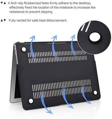 iCasso MacBook Air 13 inch Case 2021 2020 2019 2018 Release A2337 M1 A2179 aA1932, Plastic Hard Shell Case with 2 Keyboard Cover & Touch ID Retina Display Compatible with MacBook Air 13'' -Brain
