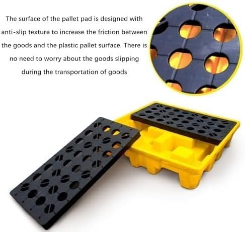 Spill Containment Pallets Spill Containment Platforms Modular Polyethylene Spillage Platforms Warehouses Factories Garages Industrial Use Pallets Storage Stacks Paint Bucket Pallets Moisture Resistant