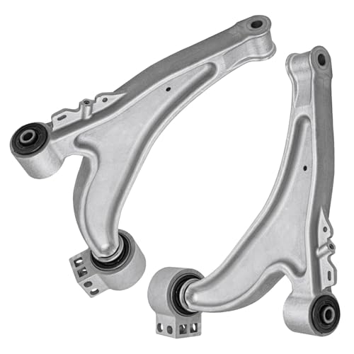 Image of Detroit Axle - 8pc Front End Suspension Kit for 2011-2016 Buick LaCrosse, 2014-2017 Regal, 2 Lower Control Arms 2 Front Stabilizer Sway Bar Links 4 Inner Outer Tie Rod Ends Replacement