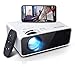 Mini WiFi Vidéoprojecteur, Allyoung Rétroprojecteur, Full HD 1080P Projecteur, Native 720P 6000 Lumens, Compatible HDMI USB Micro SD VGA AV , Smartphone, Jeux Video,Ordinateur, Films, Blanc