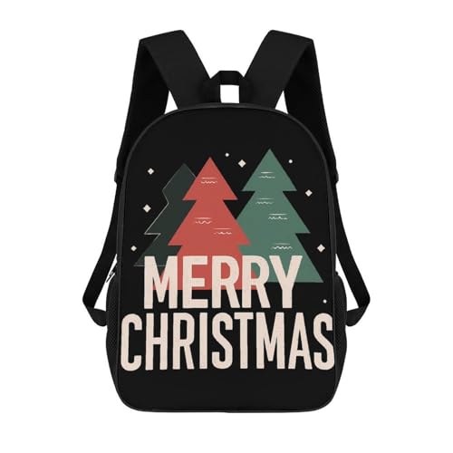 Merry Christmas Tree Unisex Backpack 17