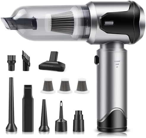 HYNXM Kabelloser Handstaubsauger 20000Pa - 4-in-1 Mit Akku Für Auto & Haus