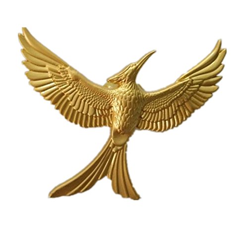 Gudeke Broche Hunger Games 3 geai moqueur partie 2 broches (doré)