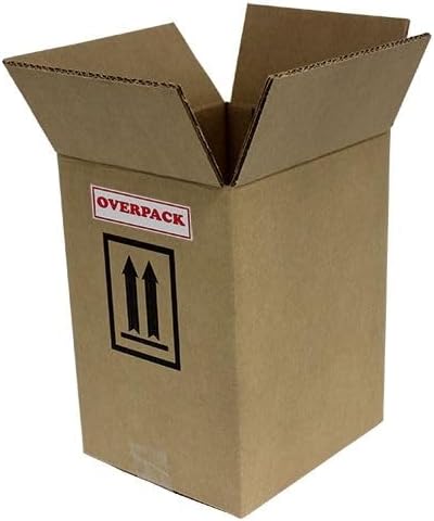 Air Sea Containers 10 Liter - 3H1 Jerrican - OVERPACK BOX (Box Only) - Designed & Tested to Ship a Single 10 Liter Jerrican - Pack of 10