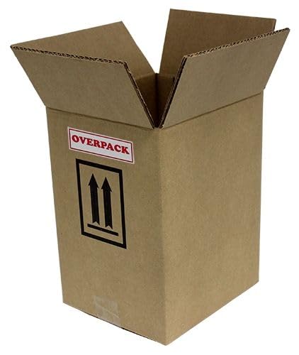 Air Sea Containers 10 Liter - 3H1 Jerrican - OVERPACK BOX (Box Only) - Designed & Tested to Ship a Single 10 Liter Jerrican - Pack of 10