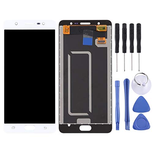 Écran LCD pour Galaxy J7 Max haute réactivité tactile couleur blanc élégant