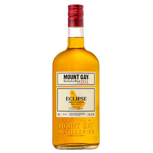 Mount Gay Eclipse - Karibischer Rum von der Insel Barbados, gereift in handverlesenen Fässern mit...