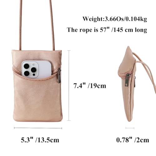 Image of Small Crossbody Women Cell Phone Purse Wallet Bag With Shoulder Strap