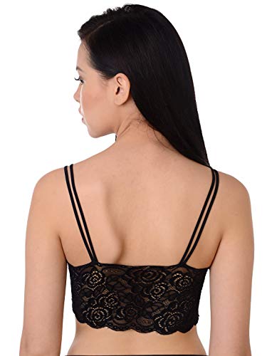 Image of Da Intimo Solid Non-Wired Lightly Padded Bralette
