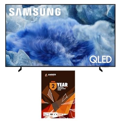 Samsung QN75Q8FAAFXZA 75 Inch Class QLED Q8F 4K Vision AI Smart TV with 2 Year Amber Protection Plan (2025)