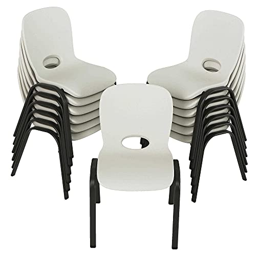Image of LIFETIME 80385 Kids Stacking Chair, Almond