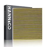HANN&CO HEPA Activated Carbon Cabin Air Filter With Silver Ion Technology Provides Up To 24 Months