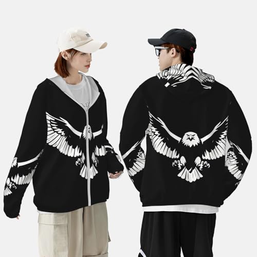 Sweat à capuche de protection solaire léger et respirant Eagle M