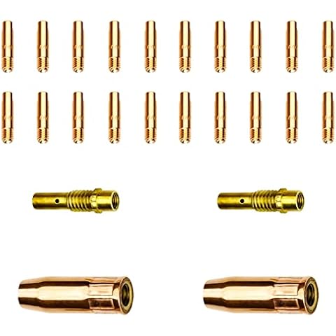 SSIMDER MIG Welding Gun Kit Welding Accessory .035" Nozzle Diffuser Tip for Welder with 15AK / MB-15 Welding Torch Cover