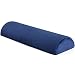 Cozy Hut Memory Foam Semi Roll Pillow Half Moon Bolster Knee Support Pillow for Side, Back, Stomach Sleepers for Sciatica Relief, Back Pain, Leg Pain with Washable Cover - 24''L X 8''W X 4''H