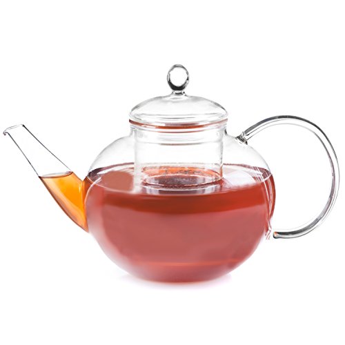 Jumbo XXL Dimono® - Tetera de cristal de borosilicato con filtro de té/colador (1500 ml) Cover
