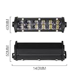 Motocykl LED Light Bar Dirt Bike Reflektor wodoodporny aluminiowy Enduro