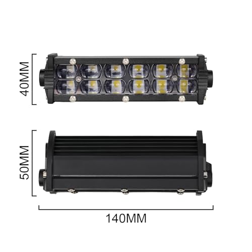 Image of Dirt Bike Light Bar 5.5 inch 54W 8000lm Head Light for 7 /8 inch Handlebar