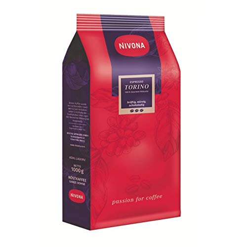 Nivona Torino 1kg Espresso kawa ziarna 1000g 100% Gourmet Robusta