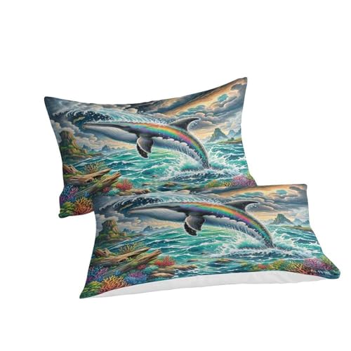 Housse de couette orca avec fermeture éclair cachée pour simplifier le lit des enfants - 3