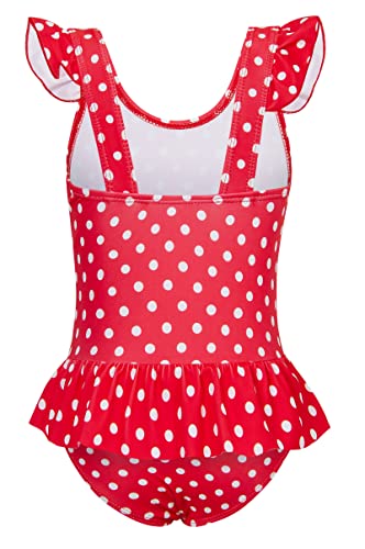 Image of Vieille Toddler Little Girls One Piece Swimsuits Ruffles Bathing Suits Mermaid Dinosaur Swimwear 2-7T