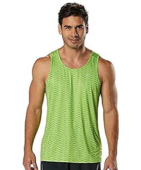Misc. Road Runner Sports Men's Runner's High Geometric Singlet, Grass Green, Small Book