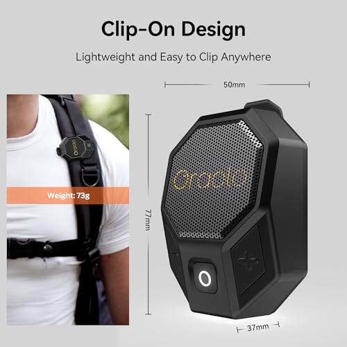 57% Off Oraolo Clip-On Portable Bluetooth Speaker - Image 3