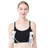 Hands-Free Breast Pump Bra, Breastfeeding Bra, Wire-Free, Small, Medium, Plus Size, with or Without Breast Pump Strap, Suitable for Breast Pumps by Medela, Lansinoh, Philips, Avent, Bellema, Spectra