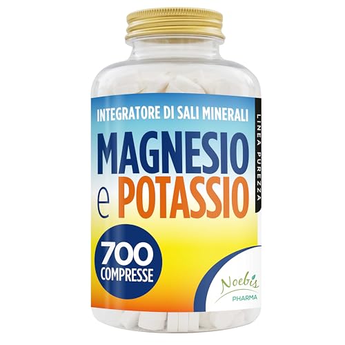 Magnesio e Potassio 700 Compresse - Magnesio Citrato e...