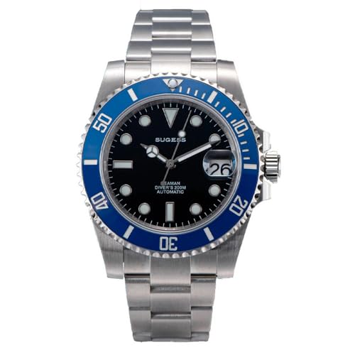 Montre Homme Seestern Sugess S421 Automatique Acier Noir