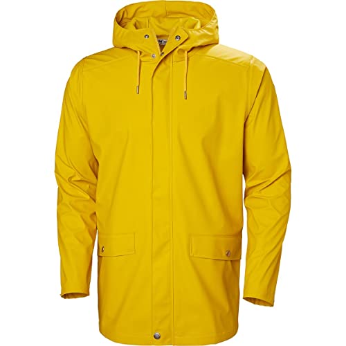 Helly Hansen Hombre Chubasquero Moss, M, Amarillo Esencial