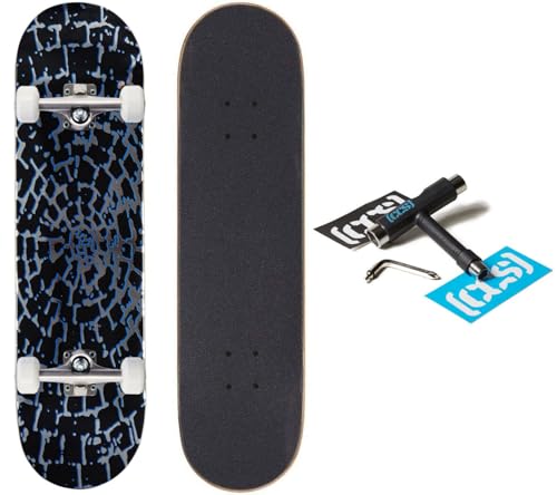 Image of [CCS] Skateboard Complete | Maple Wood | Professional Grade | Fully Assembled with Skate Tool & Stickers | Adults, Kids, Teens, Youth | Boys & Girls