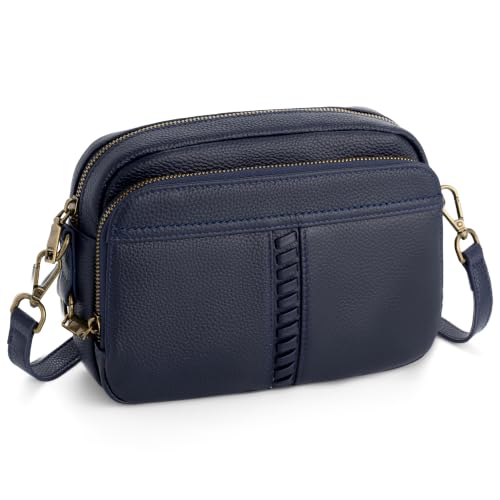 Image of befen Genuine Leather Crossbody Bag for Women Anti Theft Purse and Hangbags with Built in RFID Wallet