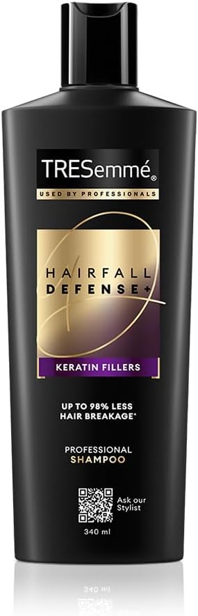 Tresemme Hair Fall Defence Shampoo|| For Strong Hair|| With Keratin Protein|| Prevent Hair Fall due to Breakage|| 340 ml