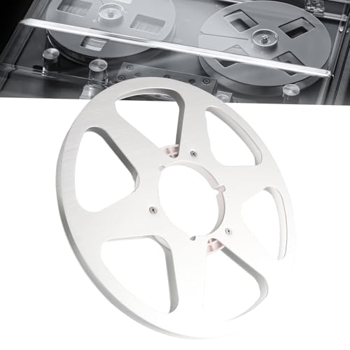 Carrete de cinta vacío de 10,5" de aleación de aluminio con 6 orificios plata para Studer 3
