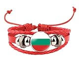 【Matériau respectueux de l'environnement/artisanat suprême】le bracelet tressé avec drapeau national du monde est fabriqué en cuir et en verre avec des accessoires en forme de papillon et de symbole de l'infini, lui donnant un look et une personnalité vintage. Surface lisse hautement polie, pas facile à changer de couleur, dure longtemps. Même s'il est utilisé pendant une longue période, il aura l'air neuf, il peut être stocké sans perdre son éclat ni sa durabilité.