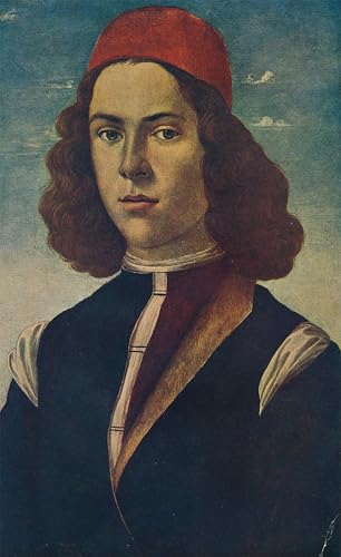 Tableaux sur Toile pour habiller un mur vide avec le portrait de Botticelli