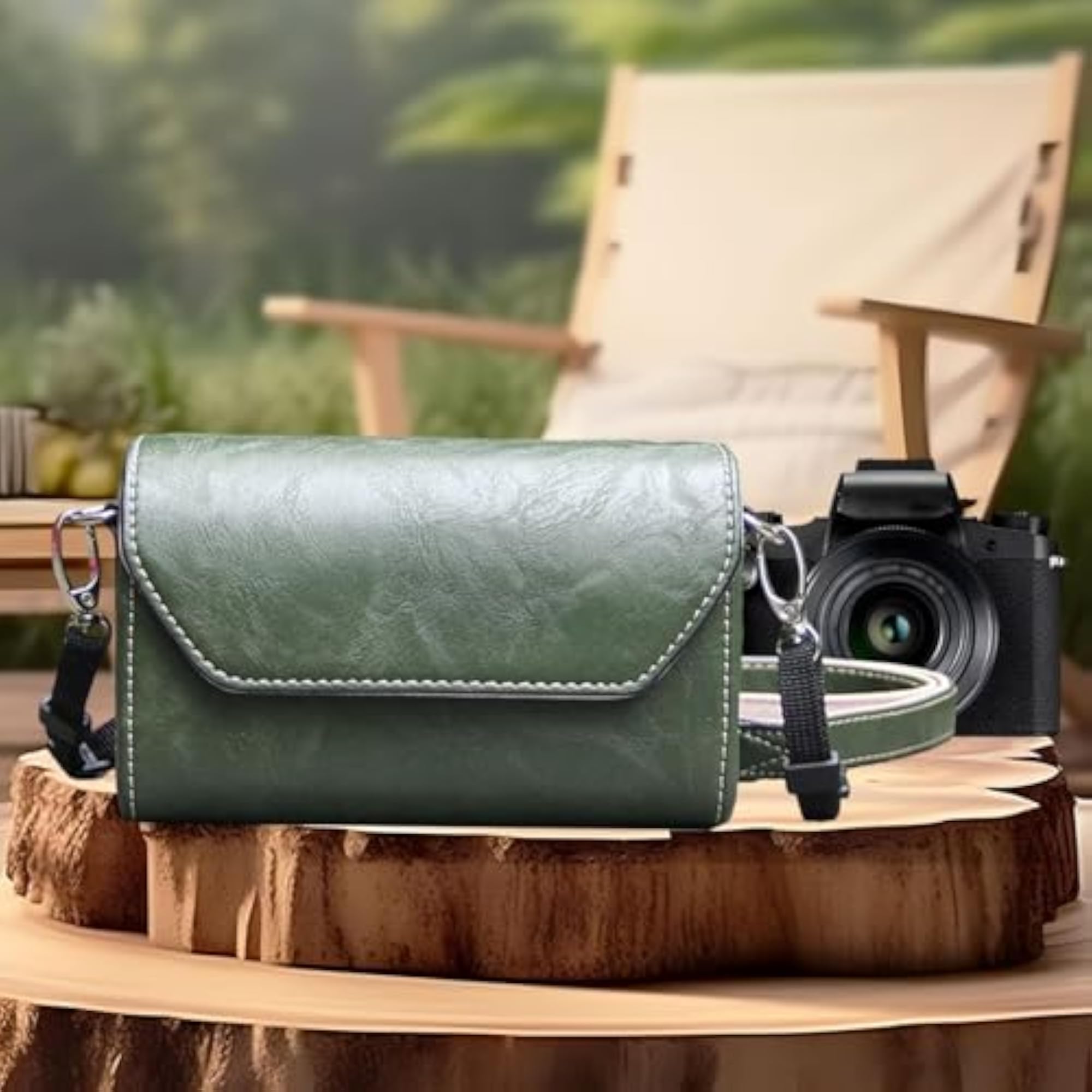 Photography Tote Bag Gift, PU Leather Shoulder Bag