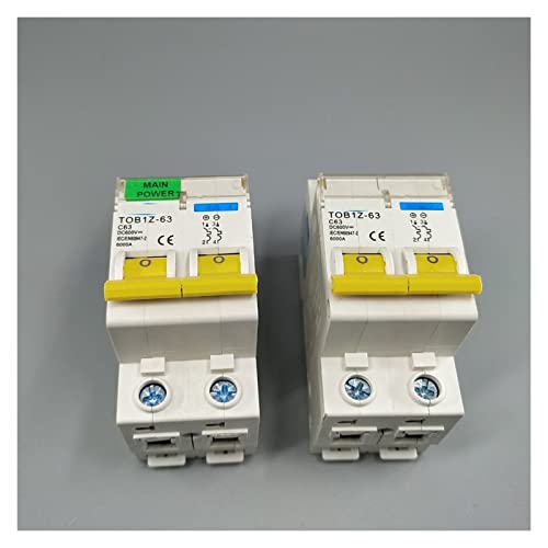 Disjoncteur DC 2P 600V 3A Courbe C pour installation solaire PV - 4
