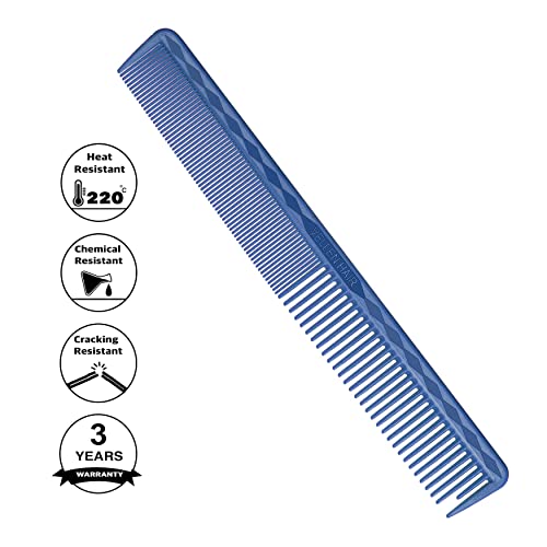 Vellen Hair Ultimate Cutting Comb 7 Inch For Men Women, Unbreakable Pei Material 430°F Heat Resistant Barber Styling Combs For Hairdressers, Little Combs Fine Teeth And Extra Wide Tooth Combs (Single) #TOP1