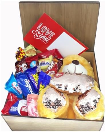Cesta Urso + Chocolates Presente Pra...