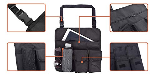 QEES Beach Chair Handy Pocket, Outdoor Chairs Hanging Storage Pouch, Tote Bag Shoulder Side Bag for Camping SND24