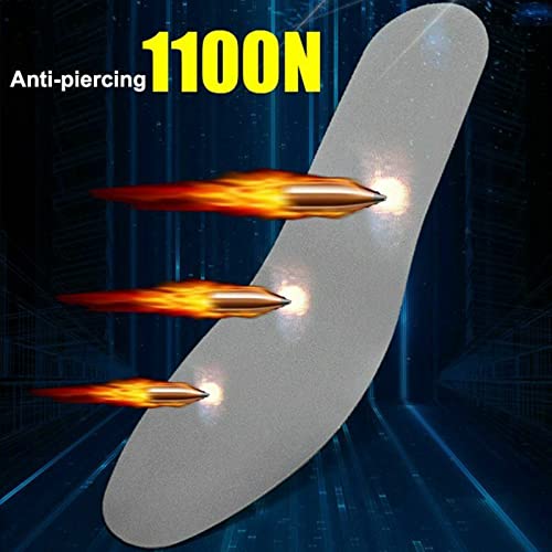 Stainless Steel Anti-Nail Puncture Resistant Insoles Stainless Steel Insole For Men’s And Women’s Fit For All Kinds Of Shoes (Us9（Eu42）) #TOP3
