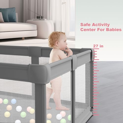 Jaobeem Large Baby Playpen For Toddlers, Playpen 74×50, Large Baby Play Yards Indoor & Outdoor thumb #5