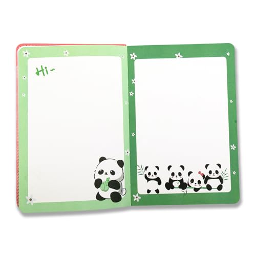 Image of COI Lucky Panda Diary Notebook - 192 Pages Hardcover Journal for Kids & Girls | Pink Panda Dreamer Design Writing Diary for School & Personal Notes
