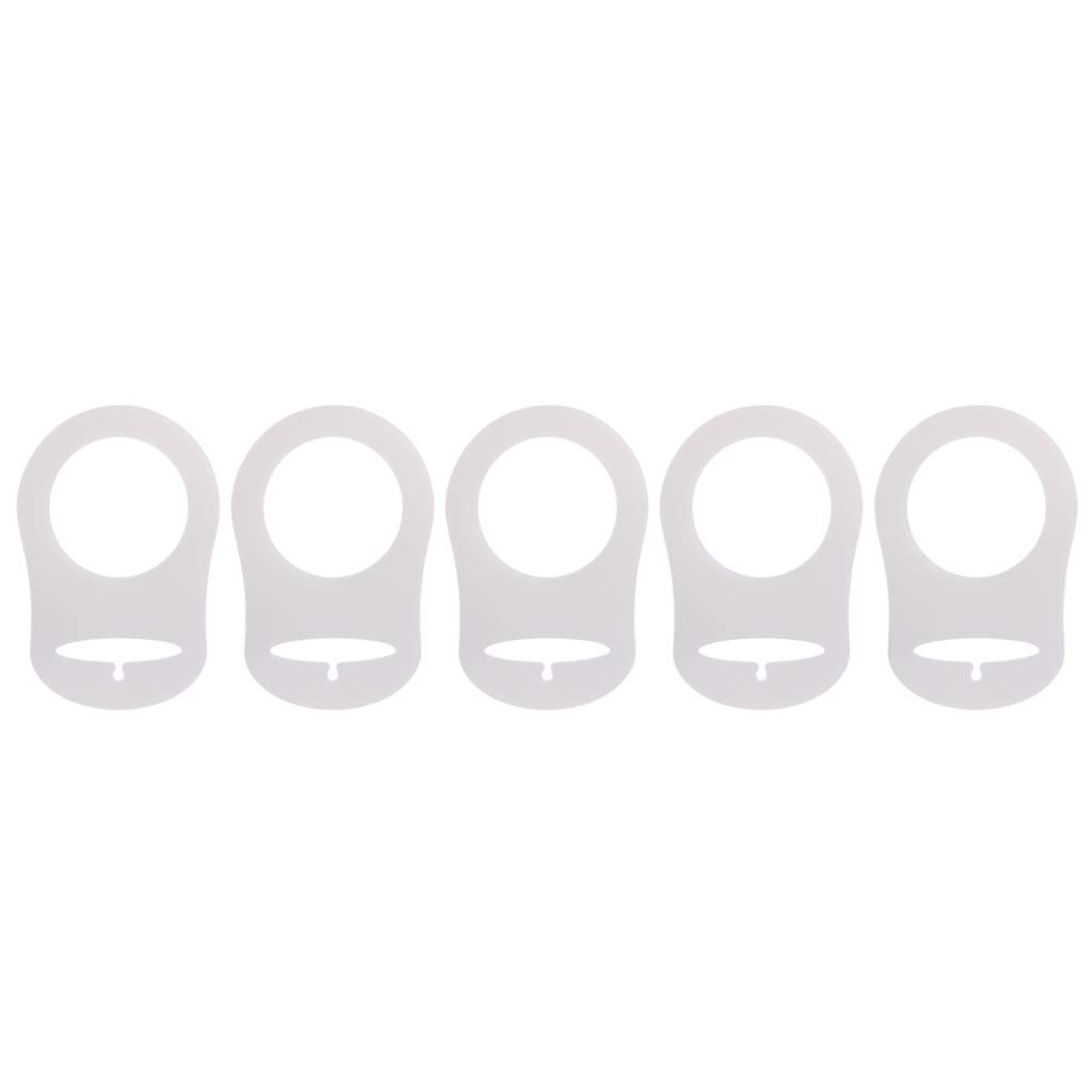 8 Stück Silikon Schnuller Adapter - Universal Haltering Für MAM & Andere Marken