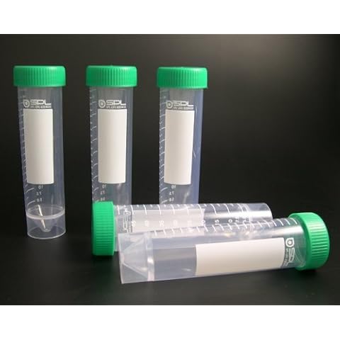 SPL 50 ml Conical Centrifuge Tube with Skirt, Sterile, Non - pyrogenic, DNase/RNase - Free (Case of 500) Cover