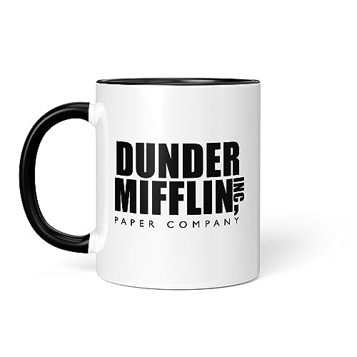 Caneca xícara de cerâmica porcelana série The Office Dunder Mifflin Michael Scott com embalagem para