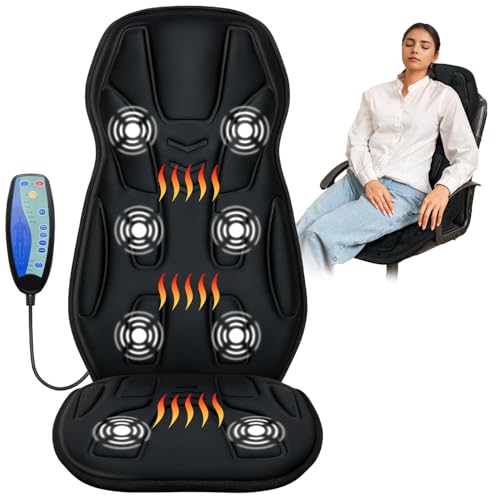 CooCoCo Vibration Back Massager with Heat, 2025 Christmas Birthday Gifts