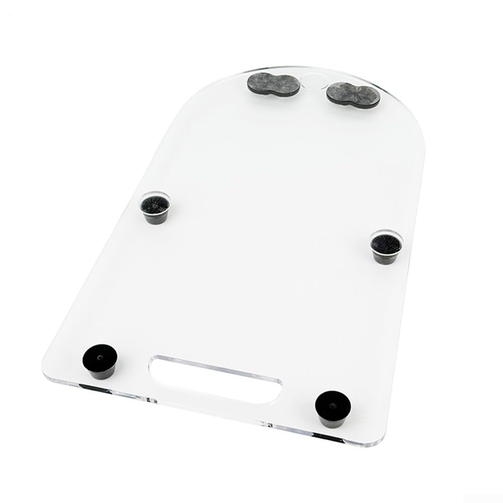 Planche coulissante pour Thermomix TM7, planche stable sur mesure pour Thermomix TM7, tapis de comptoir à déplacement rapide pour friteuse à air, cafetière, mixeur sur pied, grille-pain (transparent)